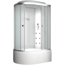 Душевая кабина ODA 8037BMR 120x80 правая, стекла матовые, профиль хром