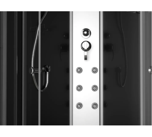 Душевая кабина ODA 8037BTR 120x80 правая, стекла тонированные, профиль хром