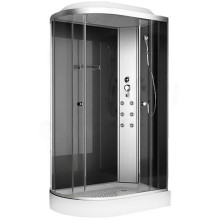 Душевая кабина ODA 8037NTR  правая   120x80 тонированное стекло / хромированный профиль