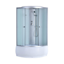 Душевая кабина ODA 8402-100BM 100x100 стекла матовые, профиль хром