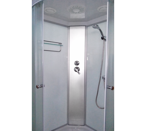 Душевая кабина ODA 8402-100BM 100x100 стекла матовые, профиль хром