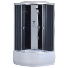 Душевая кабина ODA 8402-100BT 100x100 стекла тонированные, профиль хром