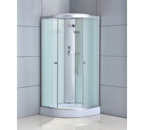 Душевая кабина ODA 8402-100NM 100x100 стекла матовые, профиль хром