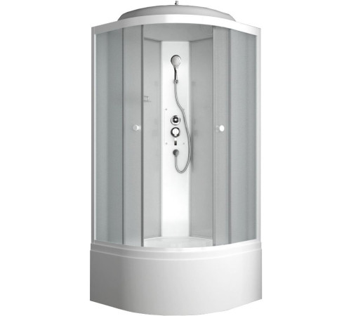 Душевая кабина ODA 8500BM 85x85 стекла матовые, профиль белый