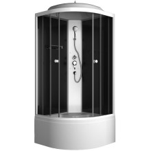 Душевая кабина ODA 8500BT 85x85 стекла тонированные, профиль белый