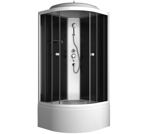 Душевая кабина ODAa 8500BT 85x85 стекла тонированные, профиль белый