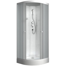 Душевая кабина ODA 8520NM 85x85 стекла матовые, профиль белый