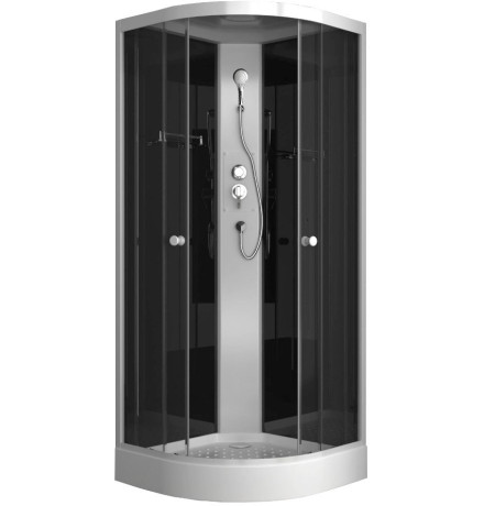 Душевая кабина ODA 8520NT 85x85 стекла тонированные, профиль белый