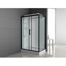 Душевая кабина ODA 8801ML 120x80 матовое стекло / черный профиль (левая)