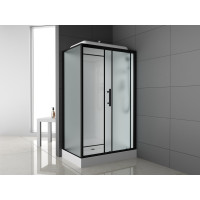 Душевая кабина ODA 8801MR 120x80 матовое стекло / черный профиль (правая)