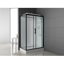 Душевая кабина ODA 8801MR 120x80 матовое стекло / черный профиль (правая)