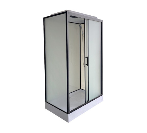 Душевая кабина ODA 8801MR 120x80 матовое стекло / черный профиль (правая)