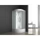 Душевая кабина ODA 8900SM 90x90 матовое стекло / белый профиль
