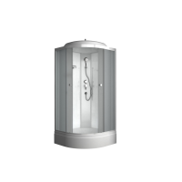 Душевая кабина ODA 8900SM 90x90 матовое стекло / белый профиль