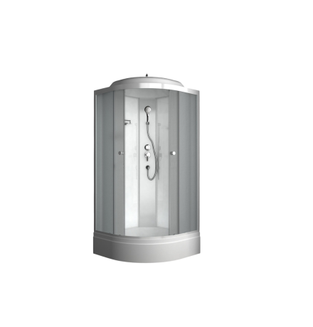 Душевая кабина ODA 8900SM 90x90 матовое стекло / белый профиль