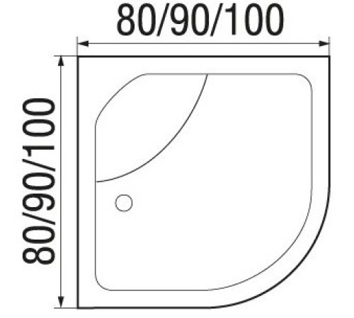 Душевая кабина River DESNA 90/44 MT (10000002157)