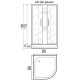 Душевая кабина River NARA LIGHT Б/К 90/15 MT (10000002911)
