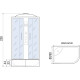 Душевая кабина River Dunay XL 120/90/44 МТ R 120x90  (10000006178) 