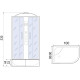 Душевая кабина River Dunay XL 100/80/44 МТ L 100x80  (10000014176) 
