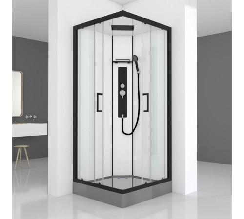 Душевая кабина Black&White Galaxy G8002 (90x90) 