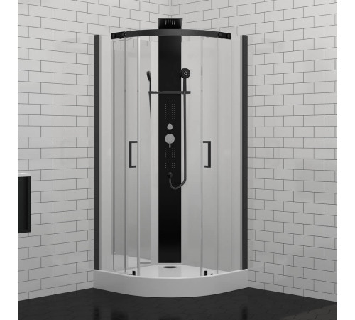 Душевая кабина Black&White Galaxy G8701 (90x90) без крыши