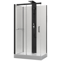 Душевая кабина Black&White Galaxy G8708 (110x80) 