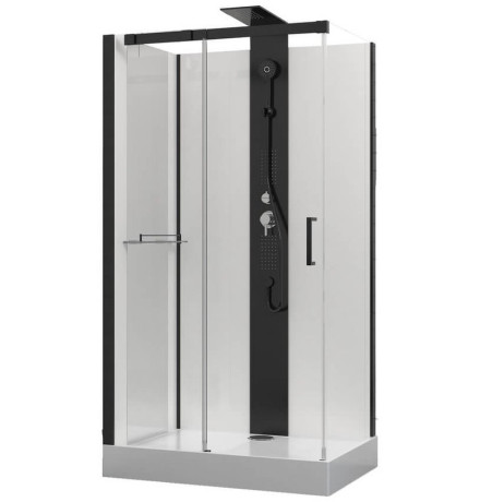 Душевая кабина Black&White Galaxy G8708 (110x80) 