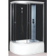 Душевая кабина Coliseum Simple T120 черная R (000000644)