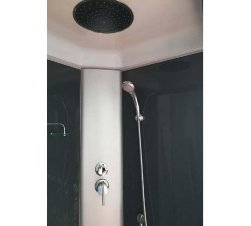 Душевая кабина Coliseum Simple T120 черная L (000000642)