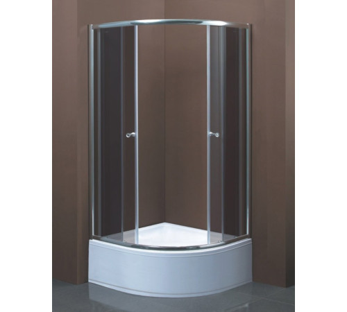 Душевой уголок Coliseum Отлон T-90 90x90 тонированное стекло (000000239)