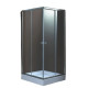 Душевой уголок Coliseum Кварто T-80 80x80 тонированное стекло (000000162)