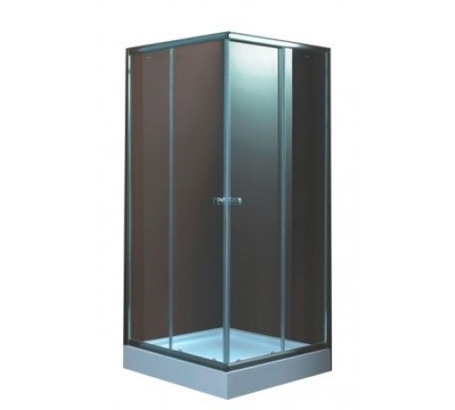 Душевой уголок Coliseum Кварто T-90 90x90 тонированное стекло (000000244)