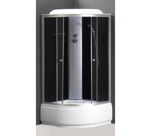 Душевая кабина Coliseum Simple T-100 черная (000000654) 