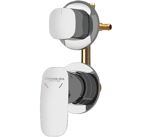 Душевая кабина Domani-Spa Delight 110 (DS01DS110HWM00) 100x100 сатин матированное стекло / белые стенки с крышей