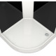 Душевая кабина Domani-Spa Delight 110 (DS01DS110LBT00) 100x100 тонированное стекло / черные стенки с крышей