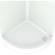 Душевая кабина Domani-Spa Simple 99  (DS01Sm99LWCl00-V1.2)   90x90 прозрачное стекло / белые стенки с крышей