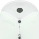 Душевая кабина Domani-Spa Simple 99  (DS01Sm99LWCl00-V1.2)   90x90 прозрачное стекло / белые стенки с крышей