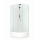 Душевая кабина Domani-Spa Simple 99 mid (DS01Sm99MWCl00-V1.2)  90x90 прозрачное стекло / белые стенки с крышей