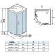 Душевая кабина WeltWasser WW500 WERRA XL 802 80x80 (10000014043) 