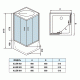 Душевая кабина WeltWasser WW500 Aller 902 90x90 (10000003255) 