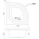 Душевой поддон Triton ПД5 90x90 (000001179)