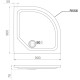 Душевой поддон Triton ПД2 90x90 (000001201)
