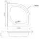 Душевой поддон Triton ПД7 100x100 (000001353)
