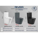 Напольный унитаз River ONTARIO 640 WT(10000013711)