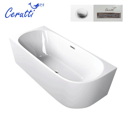 Ванна акриловая Cerutti Ami L CT10090 (170x75)