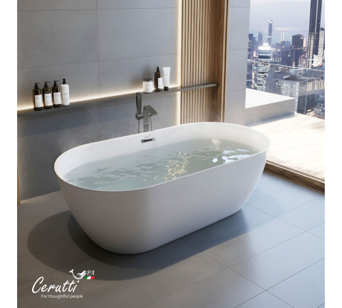 Ванна акриловая Cerutti Skye170 CT10513 (170x75)