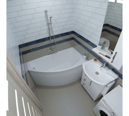 Акриловая ванна Triton Бэлла Экстра левая 140х75 (Н0000020161)