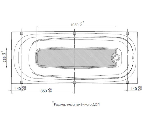 Акриловая ванна Triton Европа 170х70 (Щ0000040925)