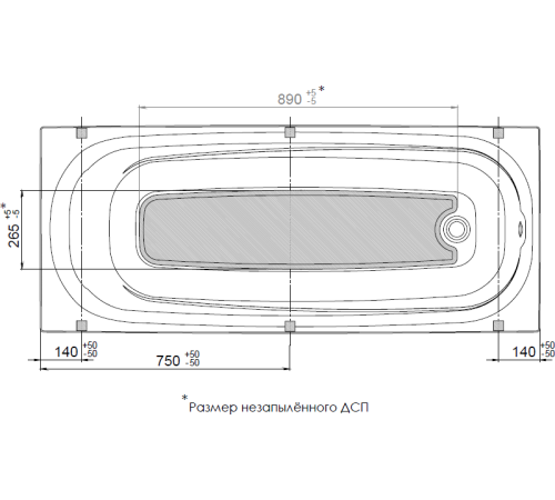 Акриловая ванна Triton Европа 150х70 (Щ0000040926)