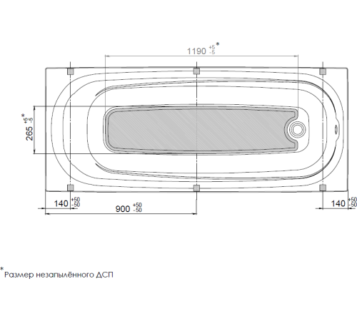 Акриловая ванна Triton Европа 180х70 (Щ0000041839)
